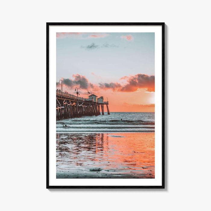 San Clemente Fine Art Photo Print, Pier, Beach, Orange County California, USA Wall Poster