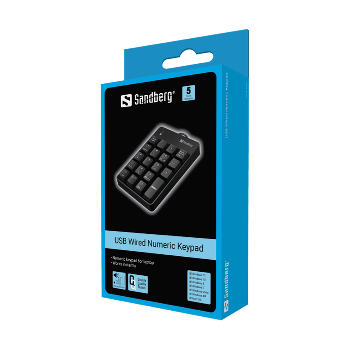 Sandberg USB Wired Numeric Keypad 1