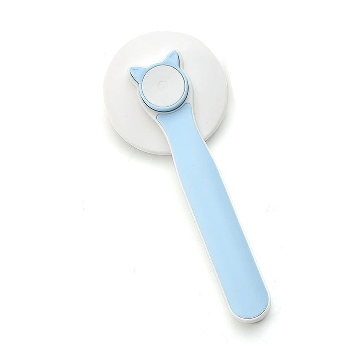 Self Cleaning Slicker Brush for Dogs & Cats – Pet Grooming Brush for Shedding & Detangling