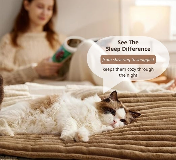 Self Warming Pet Mat | Heated Cozy Pad – Warm & Comfortable Rest