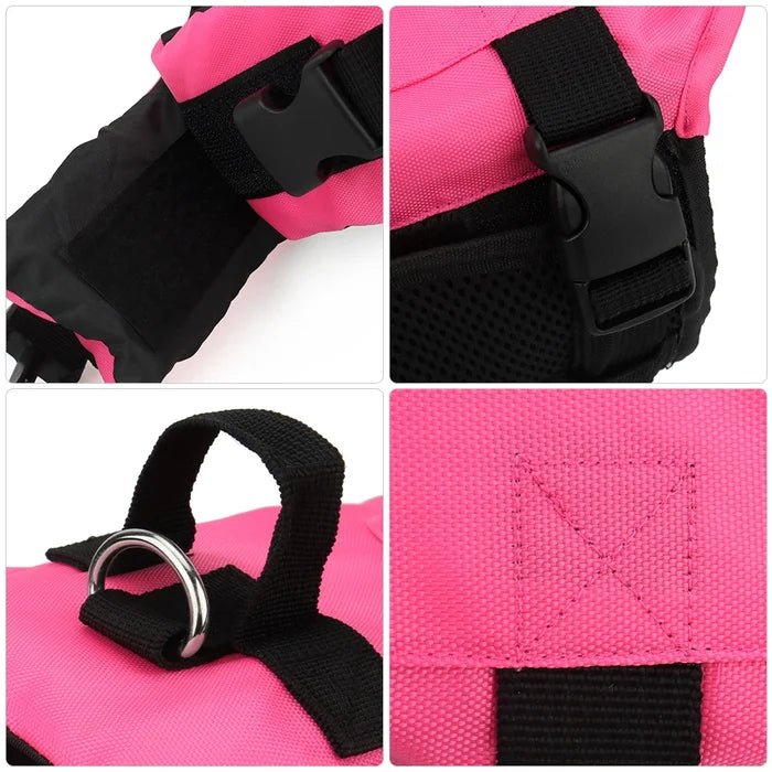 Shark Dog Life Jacket – Dog Swimming Vest with Handle & Reflective Strips