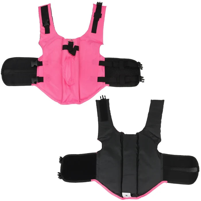 Shark Dog Life Jacket – Dog Swimming Vest with Handle & Reflective Strips
