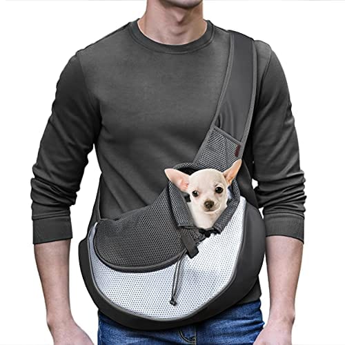 Shoulder Sling Pet Carrier – Hands-Free Dog & Cat Travel Bag