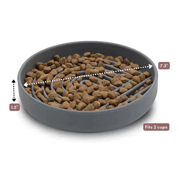 Silicone Dog Lick Mat for Dogs & Cats – Non-Slip Slow Feeder Mat