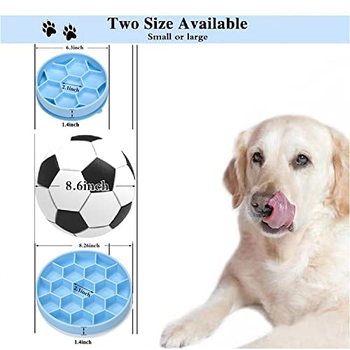 Silicone Slow Feeder Dog Bowl with Suction Base | Non-Slip Feeding Bowl