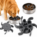 Silicone Spiral Slow Feeder Insert for Dog Bowls | Non-Slip Feeding Aid