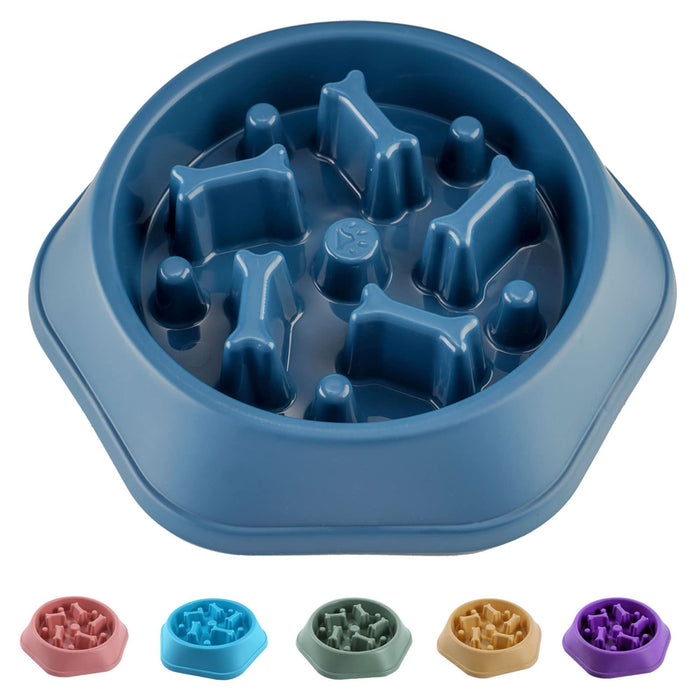 Slow Feeder Dog Bowl & Lick Mat for Small & Medium Dogs | Non-Slip Puzzle