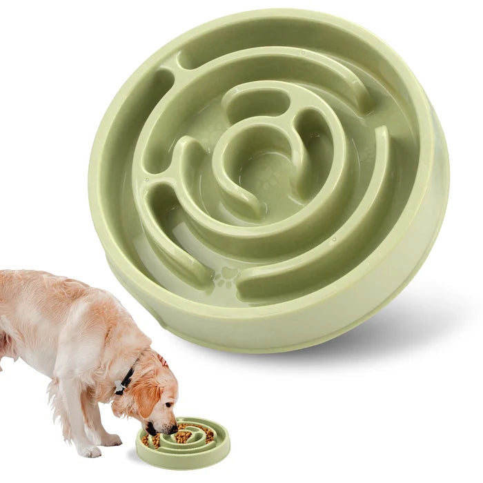 Slow Feeder Dog Bowl – Non-Slip Anti-Gulping Feeding Bowl for Dogs & Cats