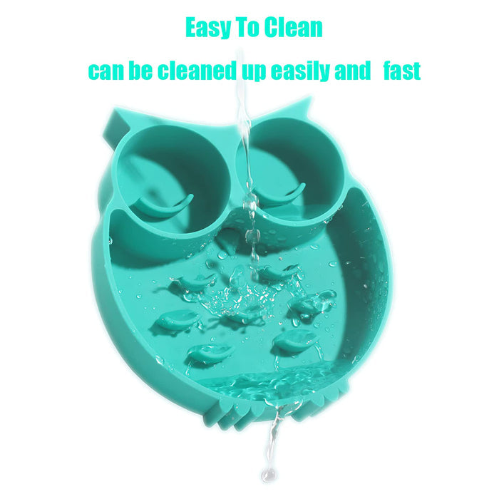 Slow Feeder Dog Bowl with Suction Cups | Interactive Puzzle for Dogs & Cats