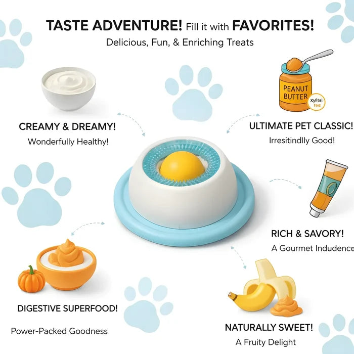Slow Feeder Treat Bowl | Interactive Feeding – Healthy Eating Fun
