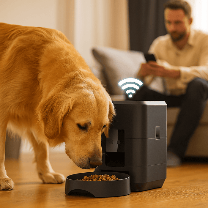 Smart Automatic Dog Feeder with App Control – Automatic Dog Food Dispenser