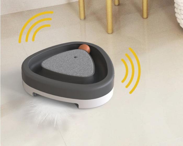 Smart Electric Interactive Pet Triangle Turntable Toy