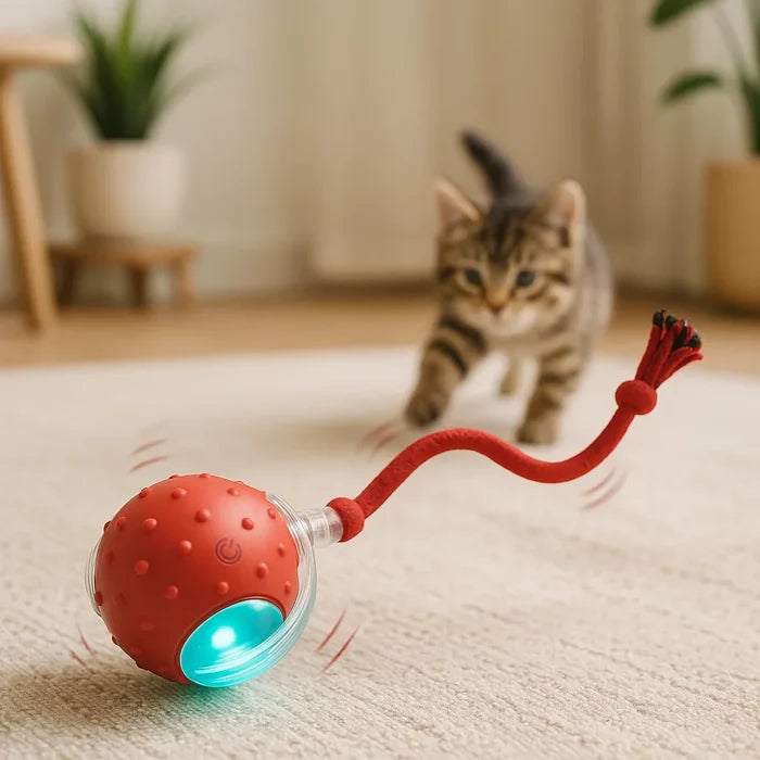 Smart Interactive Cat Toy Ball | USB Rechargeable Motion Ball for Active Cats