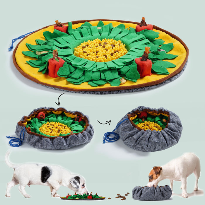 Snuffle Feeding Mat for Dogs – Interactive Treat Puzzle Enrichment Mat