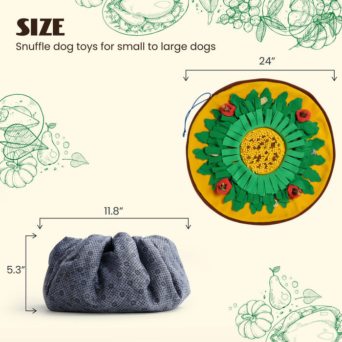 Snuffle Feeding Mat for Dogs – Interactive Treat Puzzle Enrichment Mat