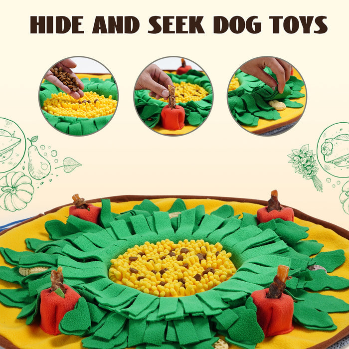 Snuffle Feeding Mat for Dogs – Interactive Treat Puzzle Enrichment Mat
