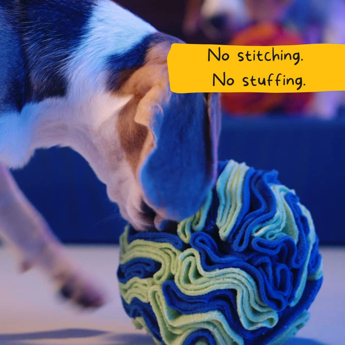 Snuffle Puzzle Ball for Dogs – Interactive Treat Dispensing Enrichment Toy