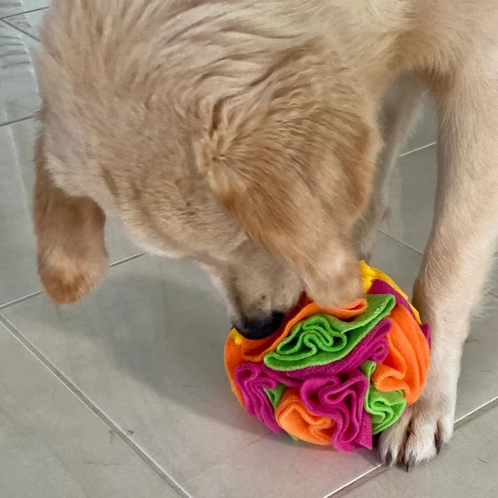 Snuffle Puzzle Ball for Dogs – Interactive Treat Dispensing Enrichment Toy