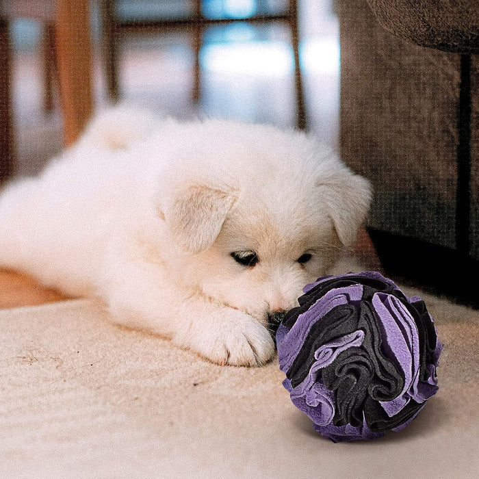 Snuffle Puzzle Ball for Dogs – Interactive Treat Dispensing Enrichment Toy