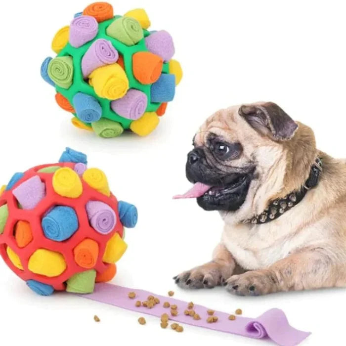 Snuffle Treat Ball for Dogs – Interactive Treat Dispensing Puzzle Toy