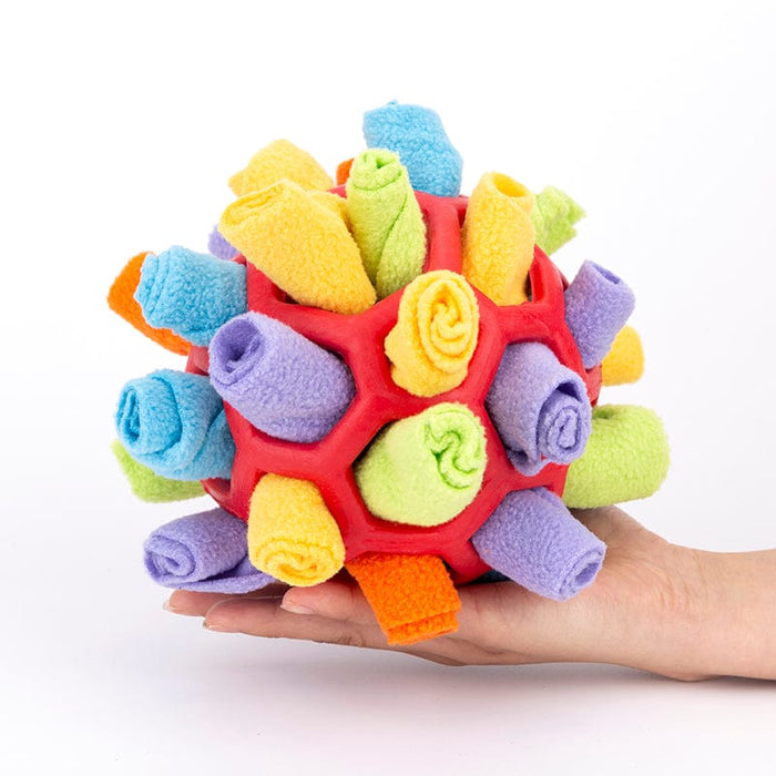 Snuffle Treat Ball for Dogs – Interactive Treat Dispensing Puzzle Toy
