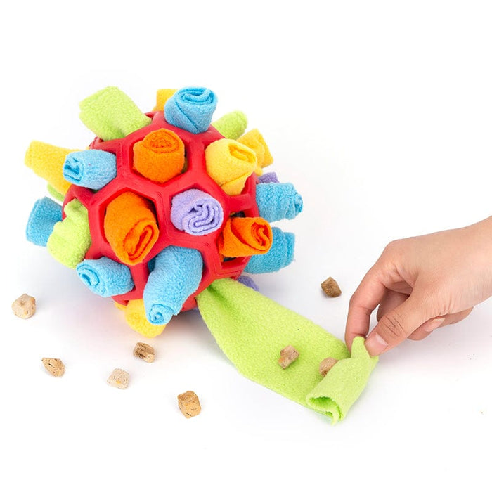 Snuffle Treat Ball for Dogs – Interactive Treat Dispensing Puzzle Toy