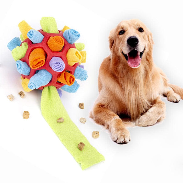 Snuffle Treat Ball for Dogs – Interactive Treat Dispensing Puzzle Toy