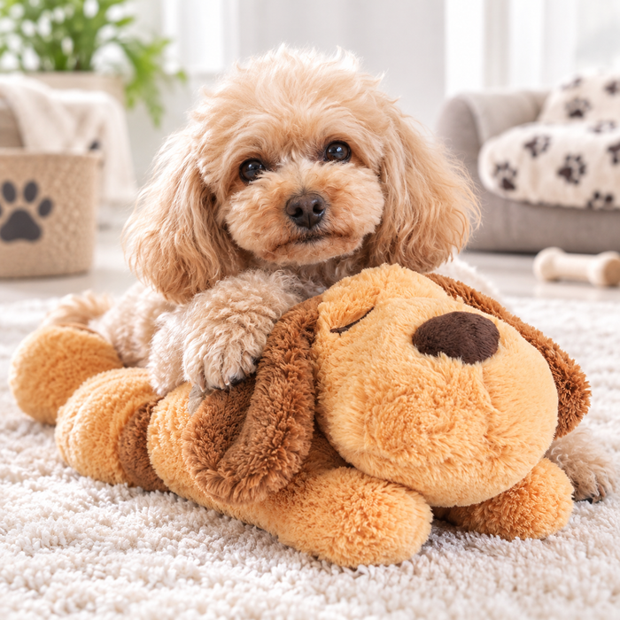 Snuggly Comfy Friend – Soft Plush Companion Toy for Dogs & Puppies