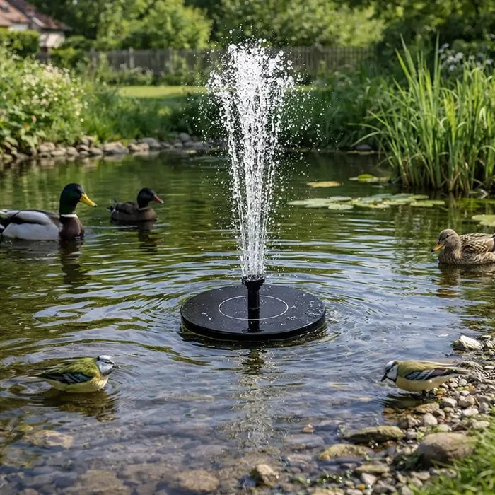 Solar Fountain Pump 3.5W – Floating Solar Water Fountain for Bird Baths & Ponds
