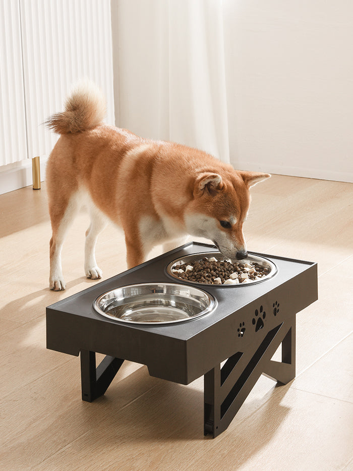 Stainless Steel Pet Bowl, Folding Feeder for Pets