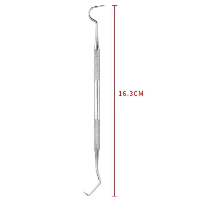 Stainless Steel Tooth Scaler & Scraper | 3pcs Set - Pet Dental Cleaning Tool