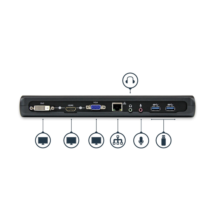 StarTech.com Dual Monitor USB 3.0 Docking Station 3