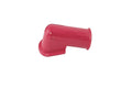 Red angled lug terminal protector for electrical power connections