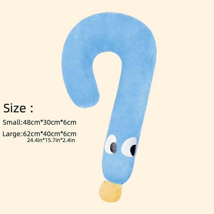 Super Soft Plush Pet Pillow for Dogs & Cats – Washable Half Donut Bed
