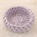 Super Soft Woven Cat Nest – Cozy Handwoven Cat Bed & Pet Basket