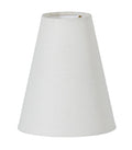 Tapered Deep Empire style Chandelier Shades, Off White Linen (00711WE)