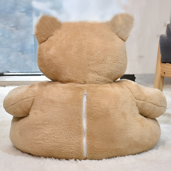 TeddyBear Pet Bed | Ultra Soft Plush Dog & Cat Bed for Cozy Comfort