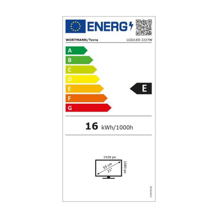 TERRA LCD LED 2227W HA black HDMI DP GREENLINE PLUS 5