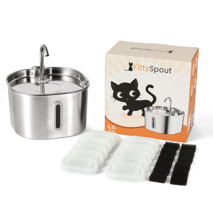 6 Month: KittySpout + 12 filter sets + AC adapter + FREE gift 🎁