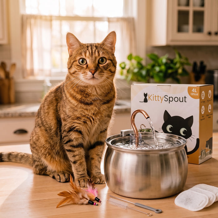 The KittySpout™ - Health & Happiness Cat Kit
