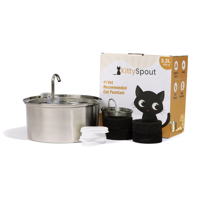 3.2L / 2 Month: KittySpout + 4 filter sets + AC adapter