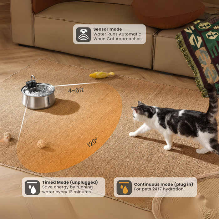 The KittySpout™ - Wireless Fountain 2.0 2-month Kit