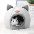 The Original Deluxe Cozy Cat Bed | Premium Warm Cat Ear Tent Cave