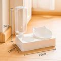 Tilted Cat Bowl with Non-Slip Base – Ergonomic Feeding Bowl for Clean & Comfortable Eating