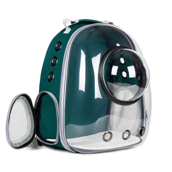Transparent Skylight Pet Backpack with Large Capacity and Breathable Design