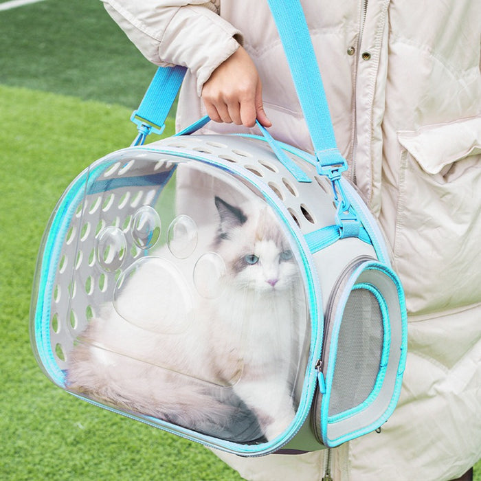 Transparent Space Capsule Pet Backpack