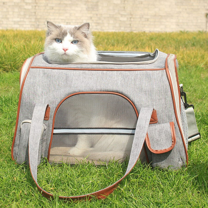 Travel Pet Carrier Car Seat for Dogs & Cats – Portable Safety Booster Seat