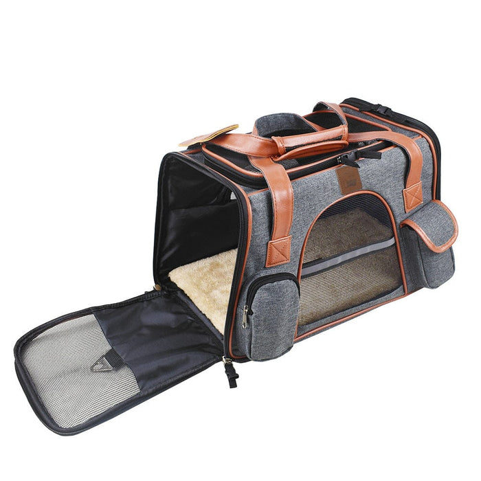 Travel Pet Carrier Car Seat for Dogs & Cats – Portable Safety Booster Seat