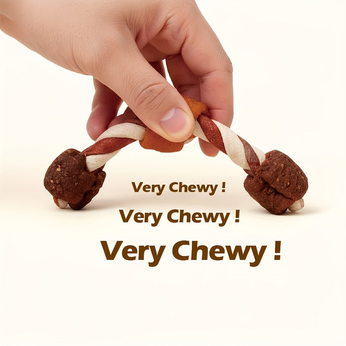 Triple Flavor Dog Chews – Long-Lasting Calcium Bones for Aggressive Chewers (Box of 10)