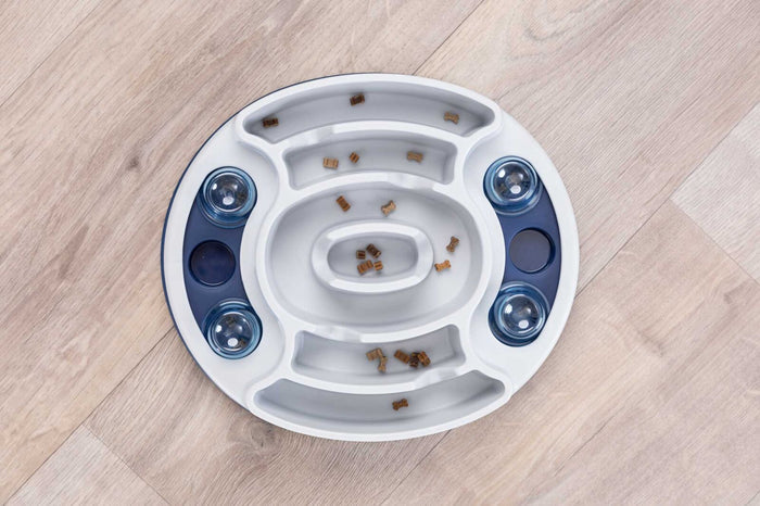 Trixie Activity Slide & Feed Puzzle Game (Level 1) | Slow Feed Bowl for Dogs & Cats